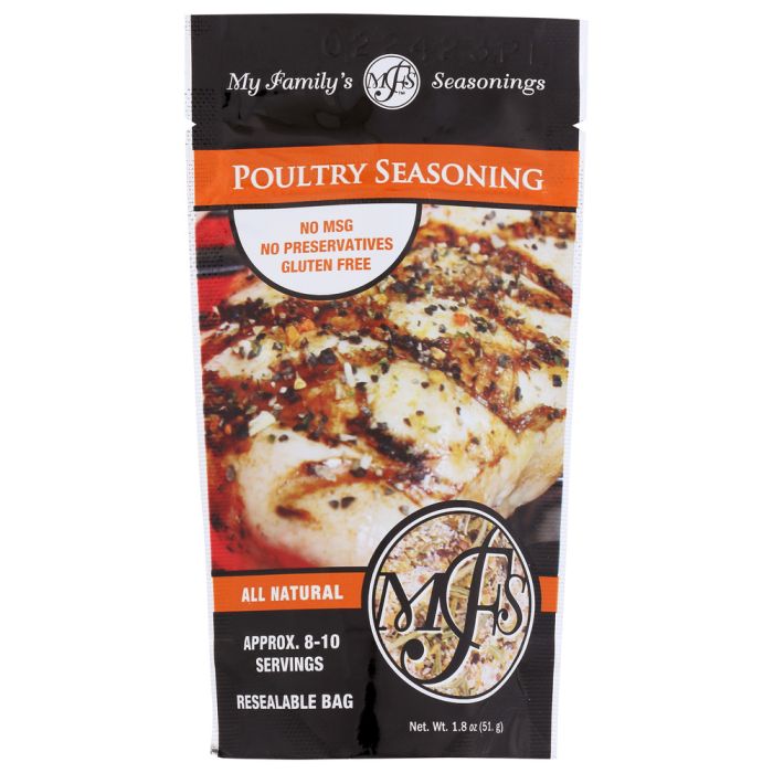 MY FAMILYS SEASONINGS: Poultry Seasoning, 1.8 oz