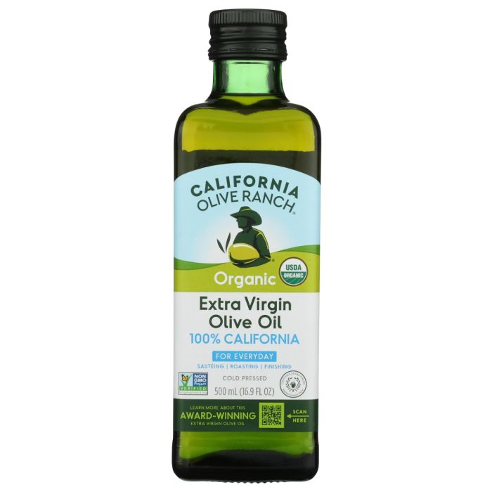 CALIFORNIA OLIVE RANCH: Organic Extra Virgin Olive Oil 100 Percent California For Everyday, 16.9 fo