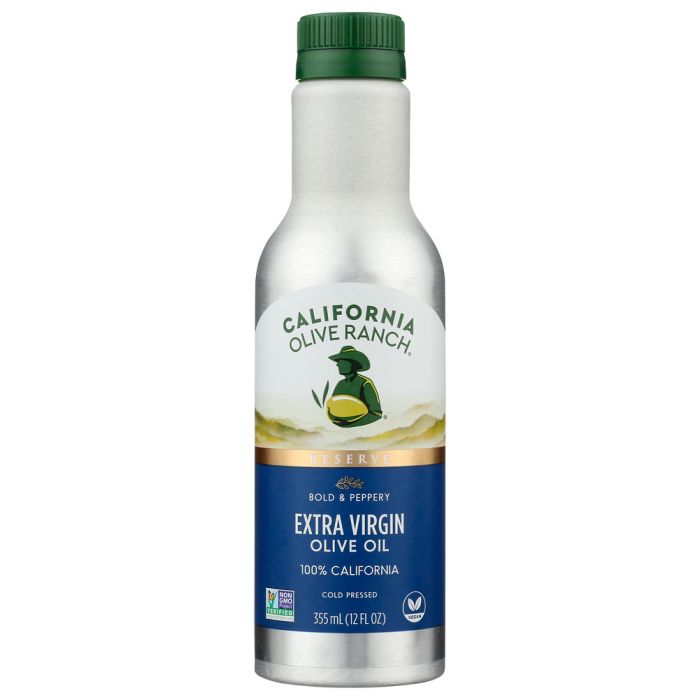 CALIFORNIA OLIVE RANCH: Reserve Bold and Peppery Olive Oil Aluminum, 12 fo