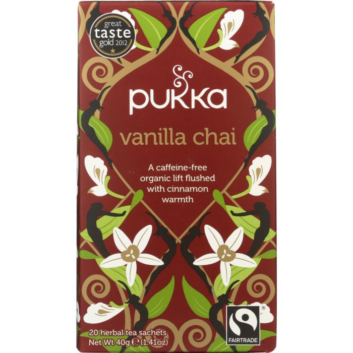 PUKKA HERBS: Organic Vanilla Chai Tea, 20 bg
