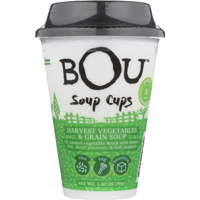 BOU BRANDS: Soup Cups Harvest Vegetables & Grain Soup, 1.62 oz