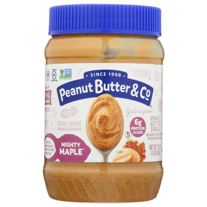 PEANUT BUTTER & CO: Peanut Butter Might Maple, 16 oz