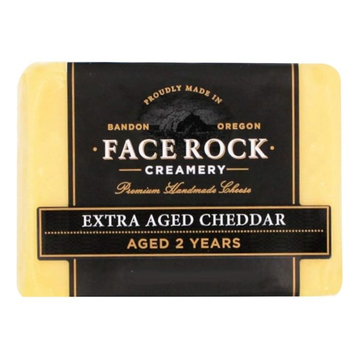 FACE ROCK: Extra Aged Cheddar Cheese, 6 oz