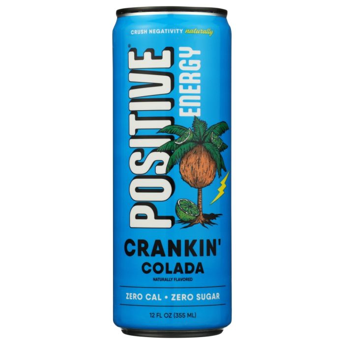 POSITIVE ENERGY BEVERAGE: Crankin' Colada, 12 fo