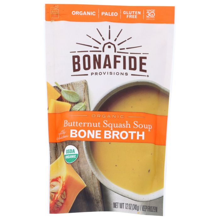 BONAFIDE: Roasted Butternut Squash Soup, 12 oz