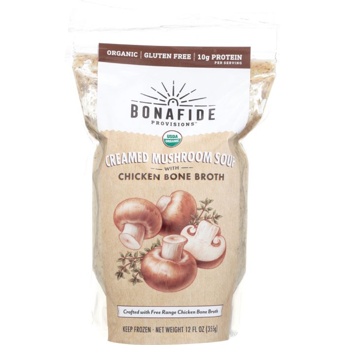 BONAFIDE: Soup Mushroom Creamy, 12 oz