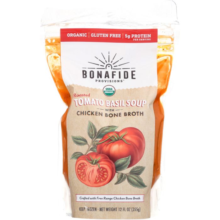 BONAFIDE: Soup Tomato Basil, 12 oz