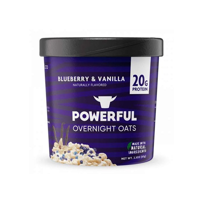 POWERFUL: Oats Overnight Blueberry Vanilla, 2.3 oz