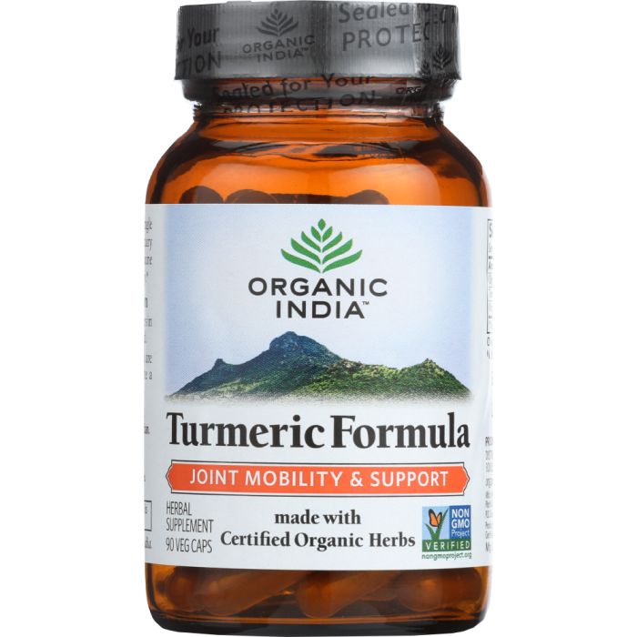 ORGANIC INDIA: Turmeric Formula, 90 veggie caps