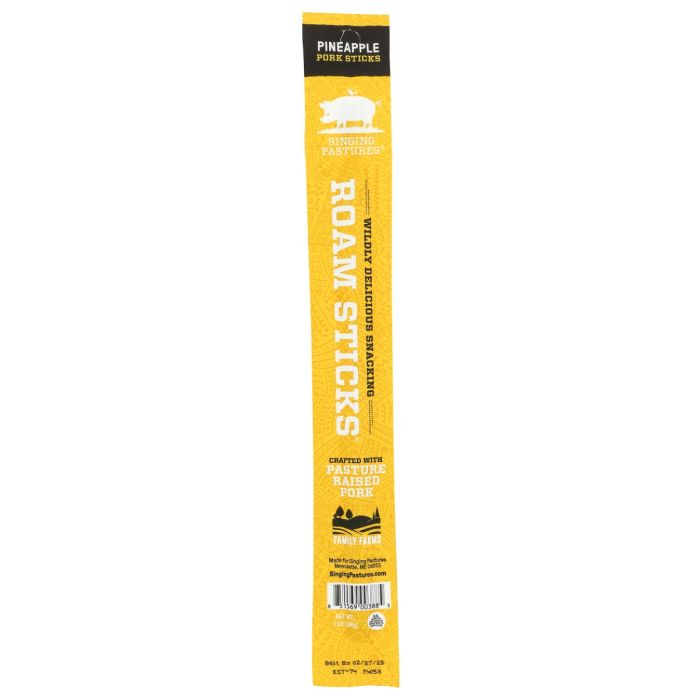 SINGING PASTURES: Pork Sticks with Pineapple, 1 oz