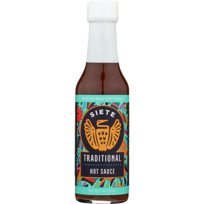 SIETE: Sauce Hot Traditional, 5 oz