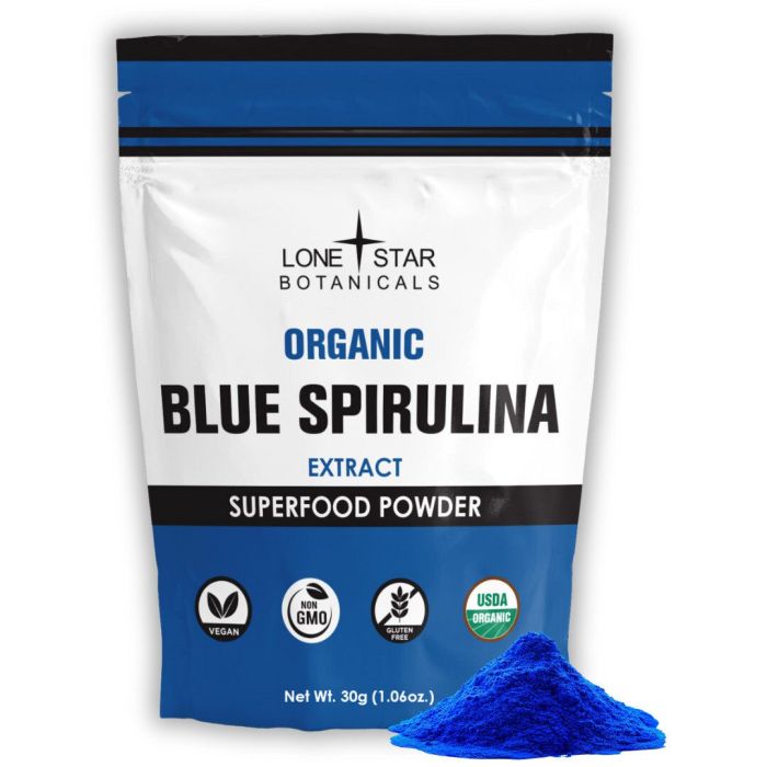 LONE STAR BOTANICALS: Blue Spirulina Powder, 1.06 oz
