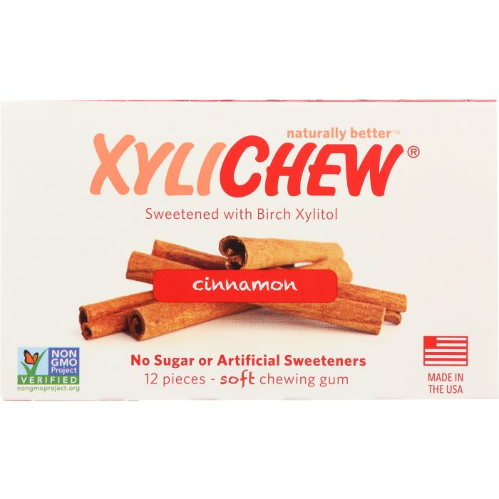 XYLICHEW: Cinnamon Gum Sf, 12 pc