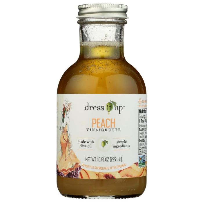 DRESS IT UP DRESSING: Peach Vinaigrette Dressing, 10 fo