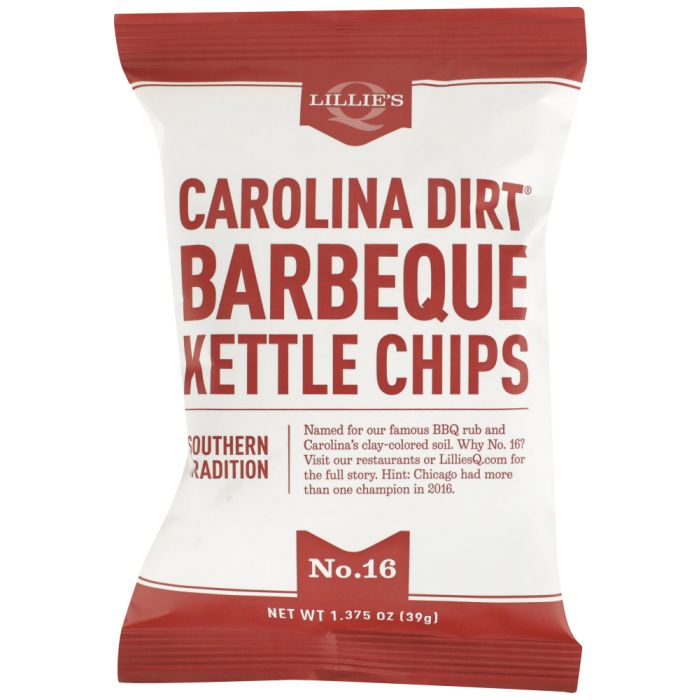 LILLIES Q: Kettles Chips Carolina Dirt Barbeque, 1.375 oz