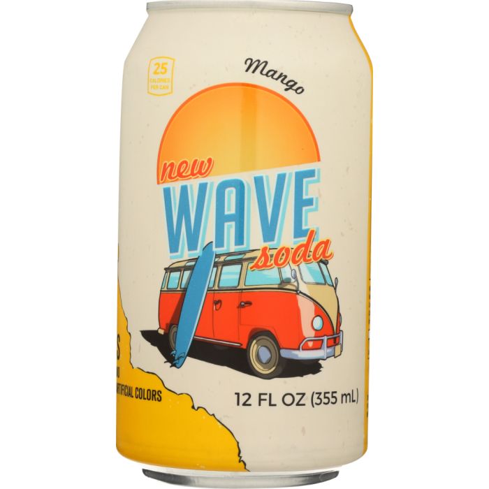 WAVE SODA: Mango Soda, 12 fl oz