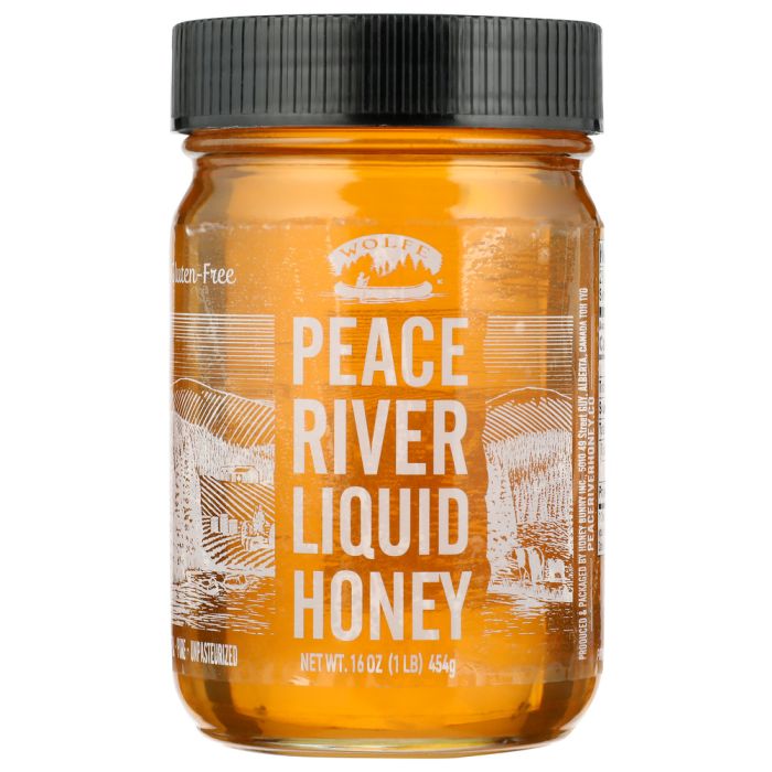 PEACE RIVER HONEY: Honey Liquid, 16 OZ