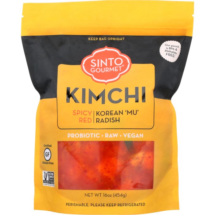 SINTO GOURMET: Spicy Red Radish Kimchi, 16 oz