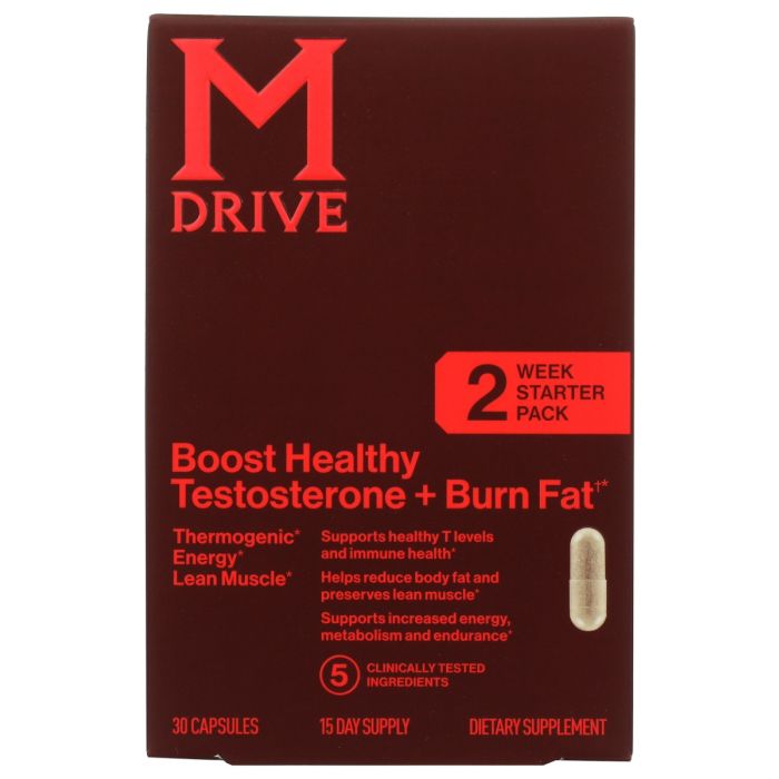MDRIVE: Boost and Burn Men's Daily Supplement, 30 cp
