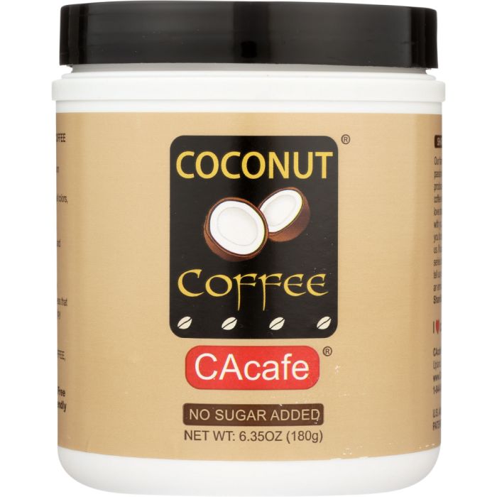 CACAFE: Coffee Coconut No Sugar Added, 6.35 oz