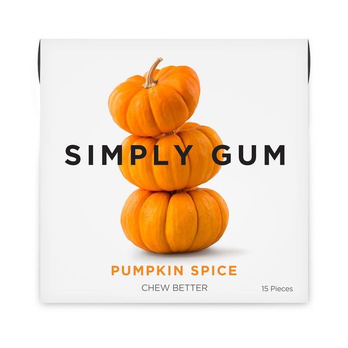 SIMPLY: Pumpkin Spice Gum, 15 pc