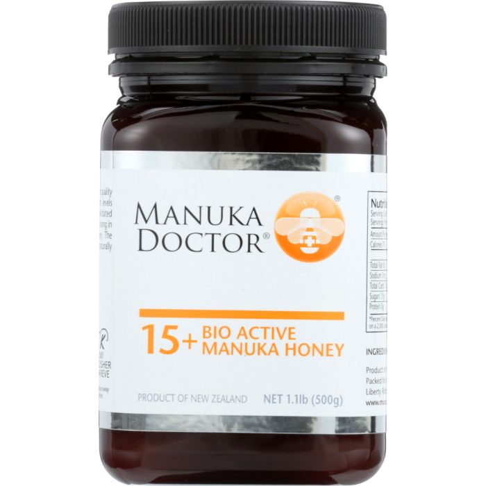 MANUKA DOCTOR: Honey Bio Active +15, 1.1 lb