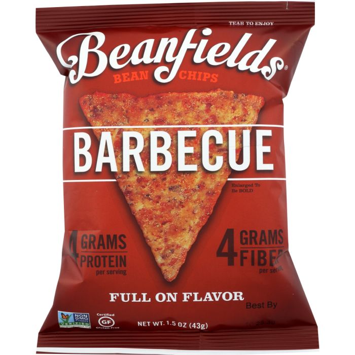 BEANFIELDS: Barbecue Bean Chips, 1.5 oz