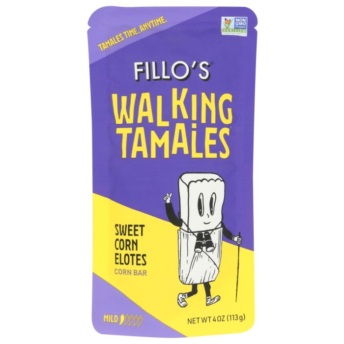 FILLOS: Walking Tamales Sweet Corn Elotes Corn Bar, 4 oz