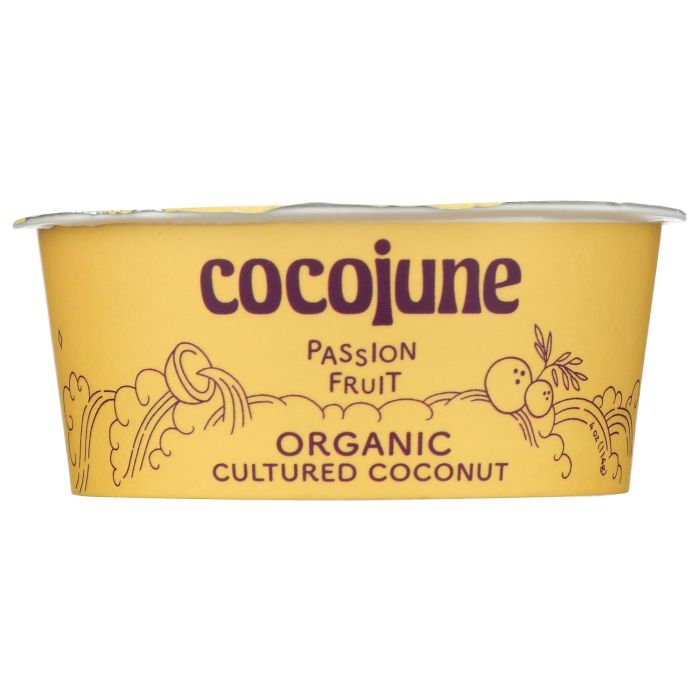 COCOJUNE: Passion Fruit Organic Cultured Coconut, 4 oz