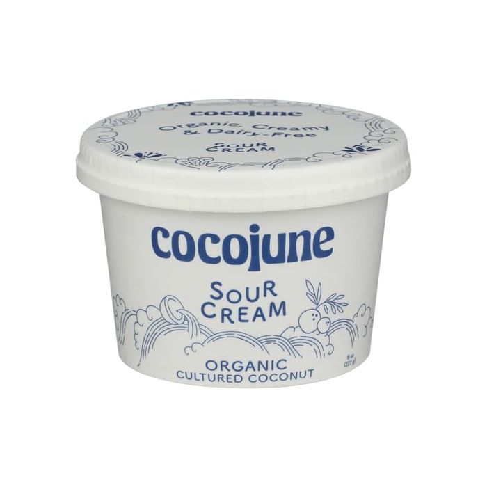 COCOJUNE: Sour Cream Organic Cultured Coconut, 8 oz