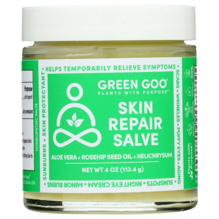 GREEN GOO: Salve Skin Repair Jar, 4 oz