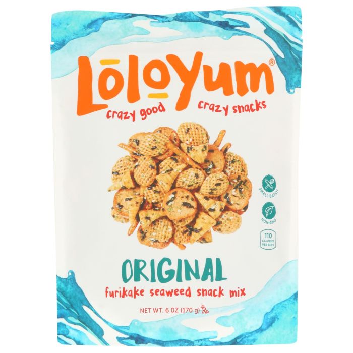 LOLOYUM: Original Furikake Seaweed Snack Mix, 6 oz