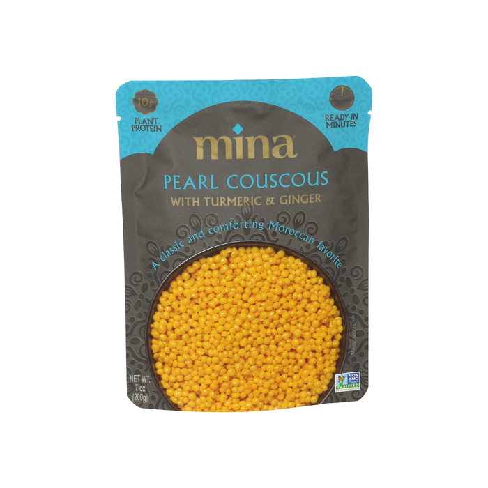 MINA: Pearl Couscous with Turmeric and Ginger, 7 oz