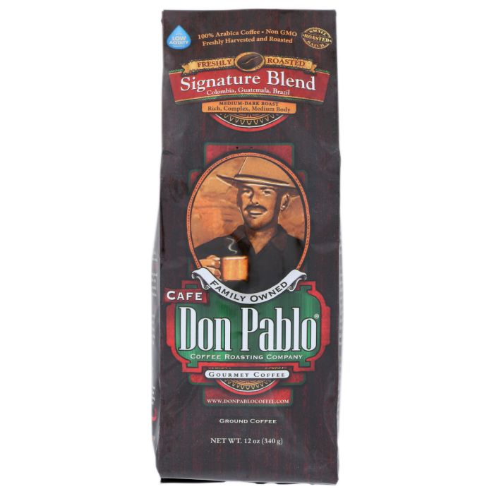 DON PABLO: Ground Signature Blend Coffee, 12 oz