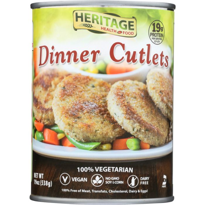 HERITAGE HEALTH: Cutlet Vegan Dinner, 19 oz