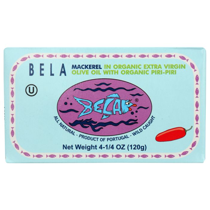 BELA: Mackerel Piri Piri, 4.25 oz