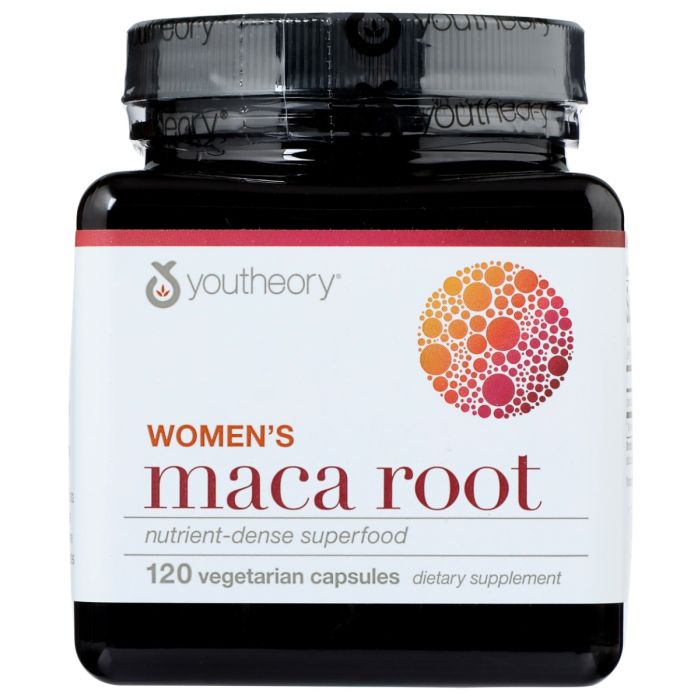 YOUTHEORY: Womens Maca Root Capsule, 120 ea