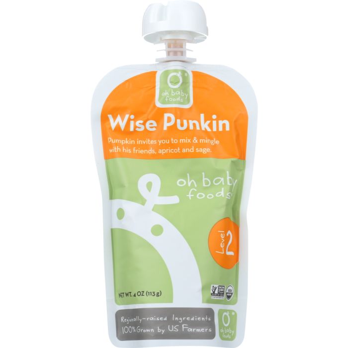 OH BABY FOODS: Wise Punkin Baby Food, 4 oz