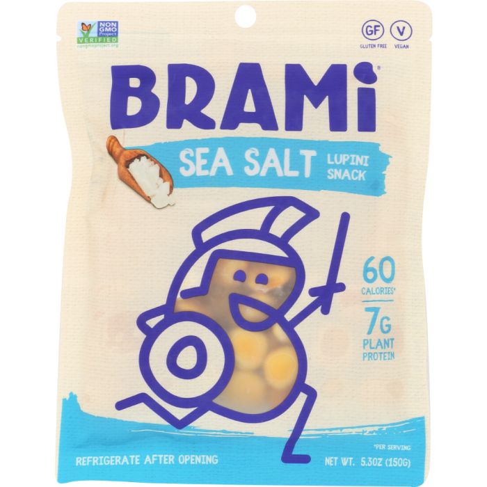BRAMI LUPINI SNACK: Sea Salt Bean, 5.3 oz