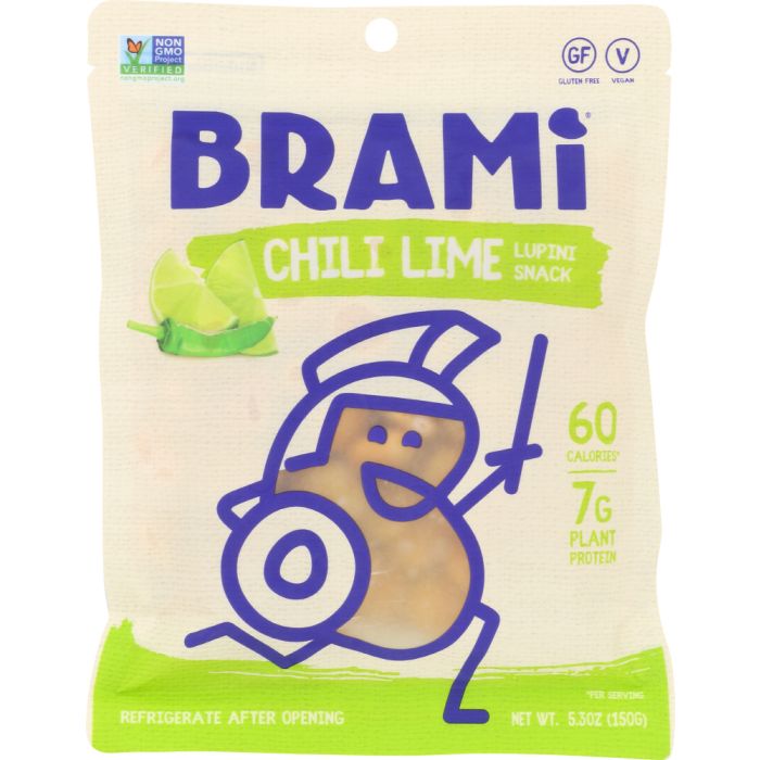 BRAMI LUPINI SNACK: Bean Chili Lime, 5.3 oz