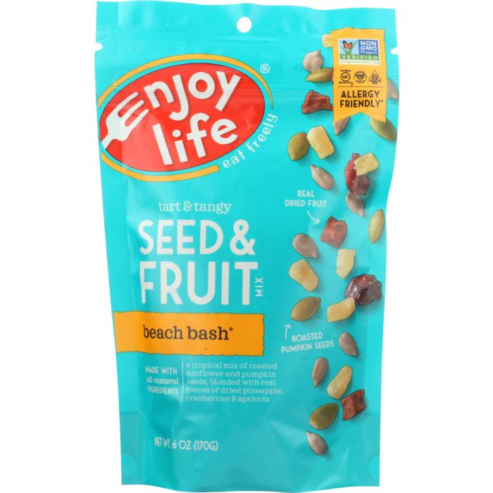 ENJOY LIFE: Beach Bash Seed & Fruit Mix, 6 oz