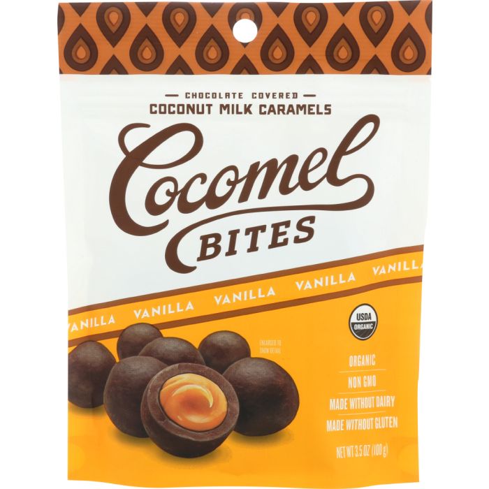 COCOMELS: Cocomels Vanilla Bites, 3.5 oz