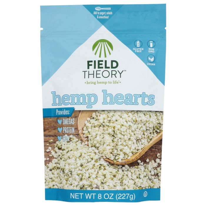 FIELD THEORY: Seeds Hemp Hearts, 8 OZ