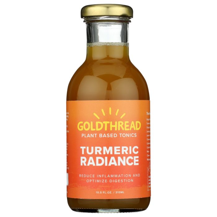 GOLDTHREAD: Turmeric Radiance Plant Based Tonic, 10.5 fo
