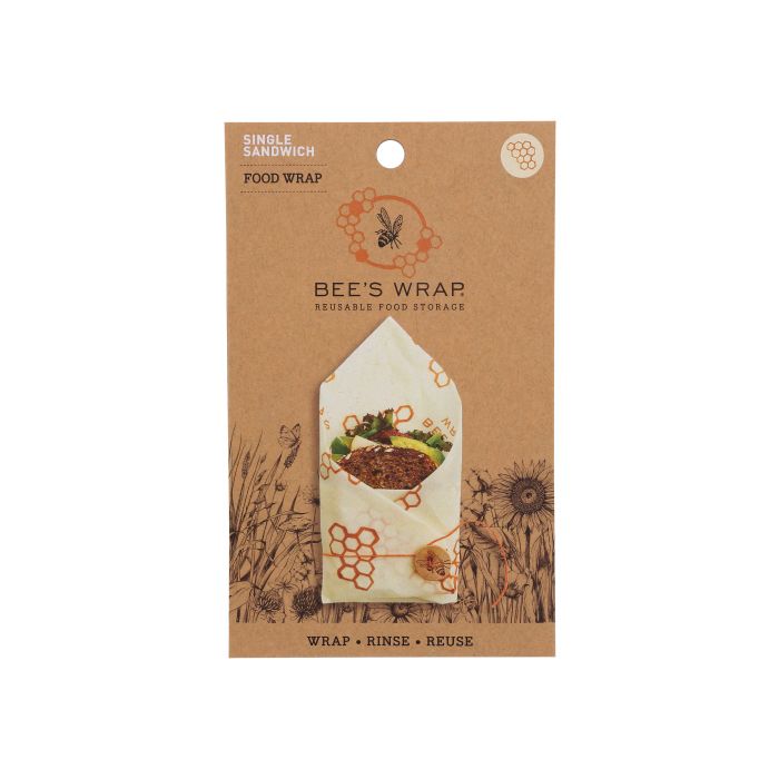 BEES WRAP: Sandwich Wrap Honeycomb, 6 ea