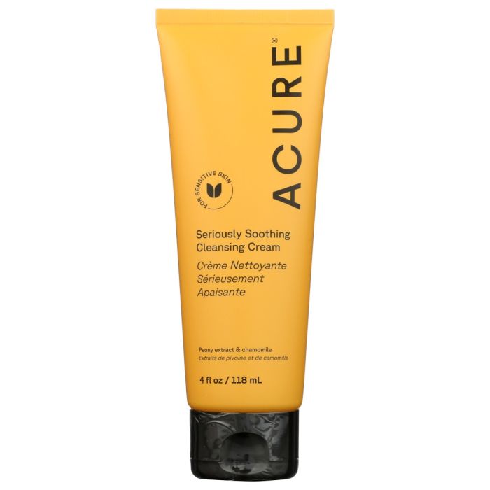 ACURE: Seriously Soothing Facial Cleansing Cream, 4 fl oz