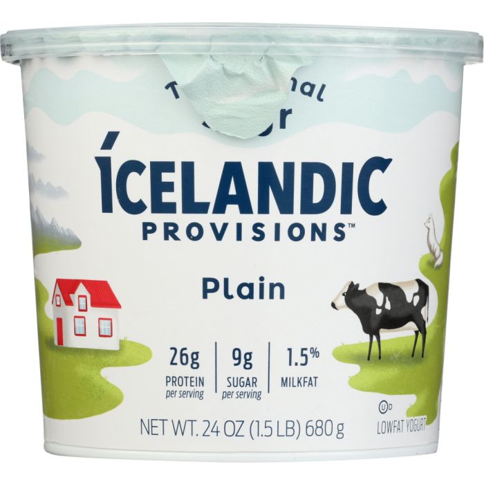 ICELANDIC PROVISIONS: Yogurt Plain Skyr, 24 oz