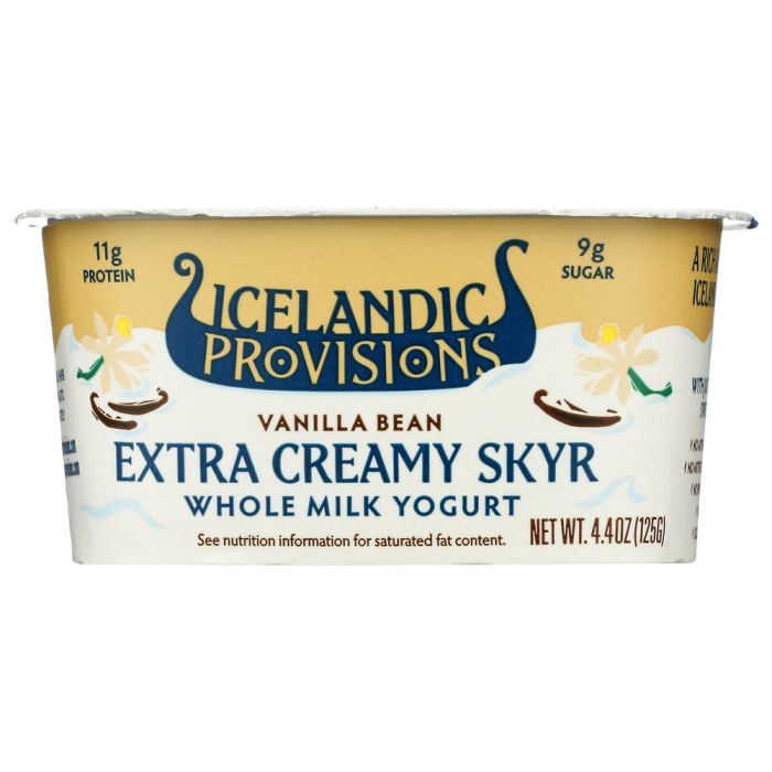 ICELANDIC PROVISIONS: Yogurt Vanlla Krimi Skyr, 4.4 oz