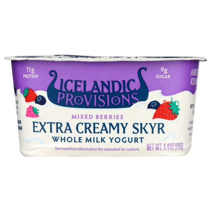 ICELANDIC PROVISIONS: Yogurt Mx Bry Krimi Skyr, 4.4 oz