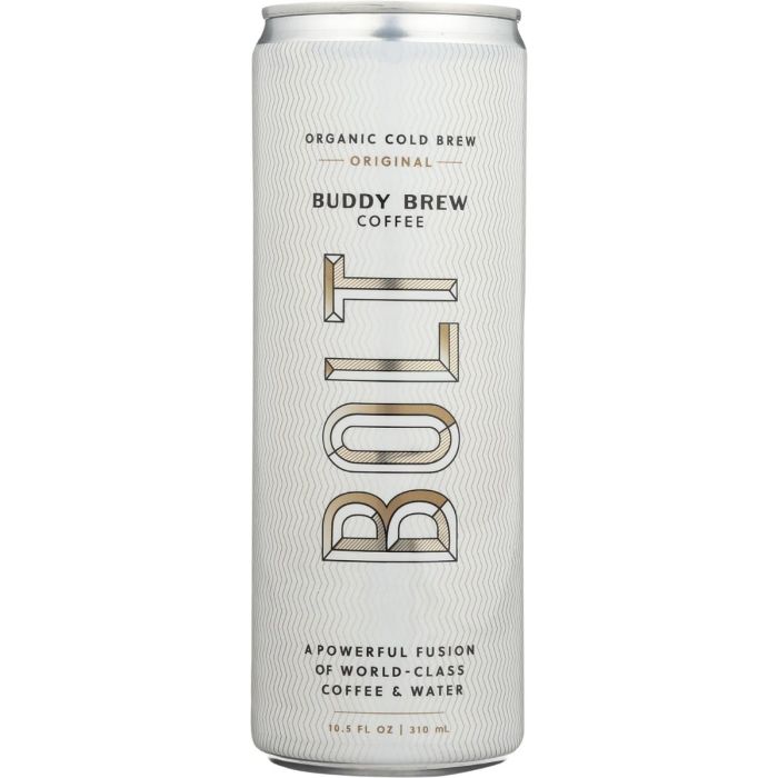 BUDDY BREW: Organic Bolt Cold Brew Coffee, 10.5 fo